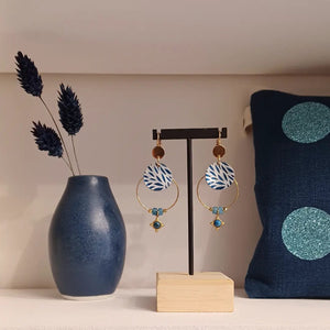 Boucles d'oreilles Atol