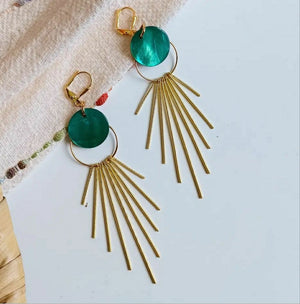 Boucles d'oreilles Solaire