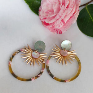 Boucles d'oreilles Canna