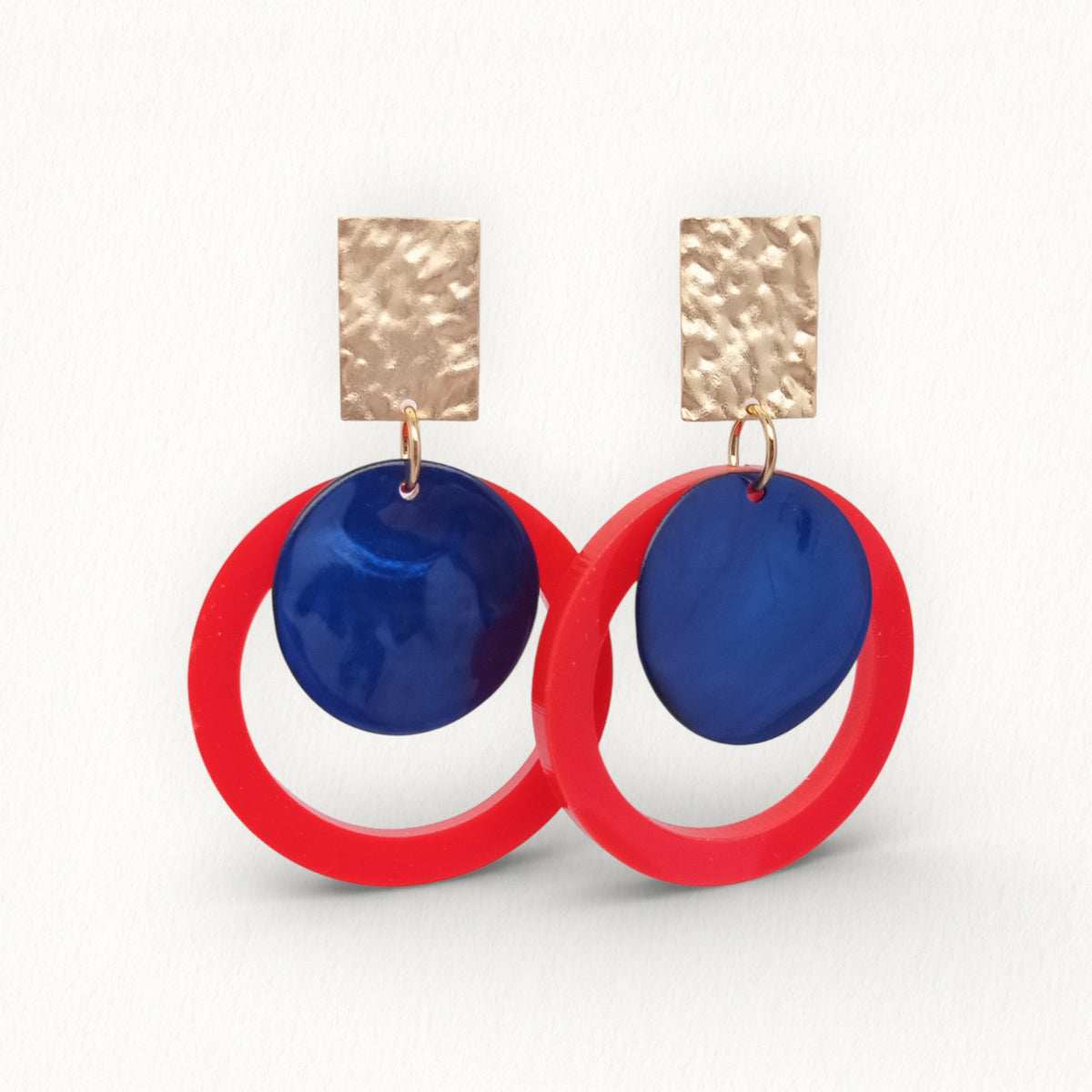 Boucles d’oreilles en nacre Color Pop