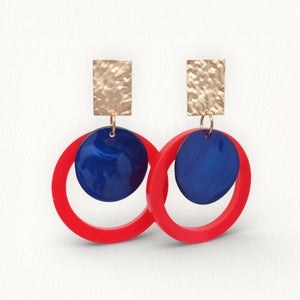Boucles d’oreilles en nacre Color Pop
