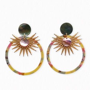 Boucles d'oreilles Canna