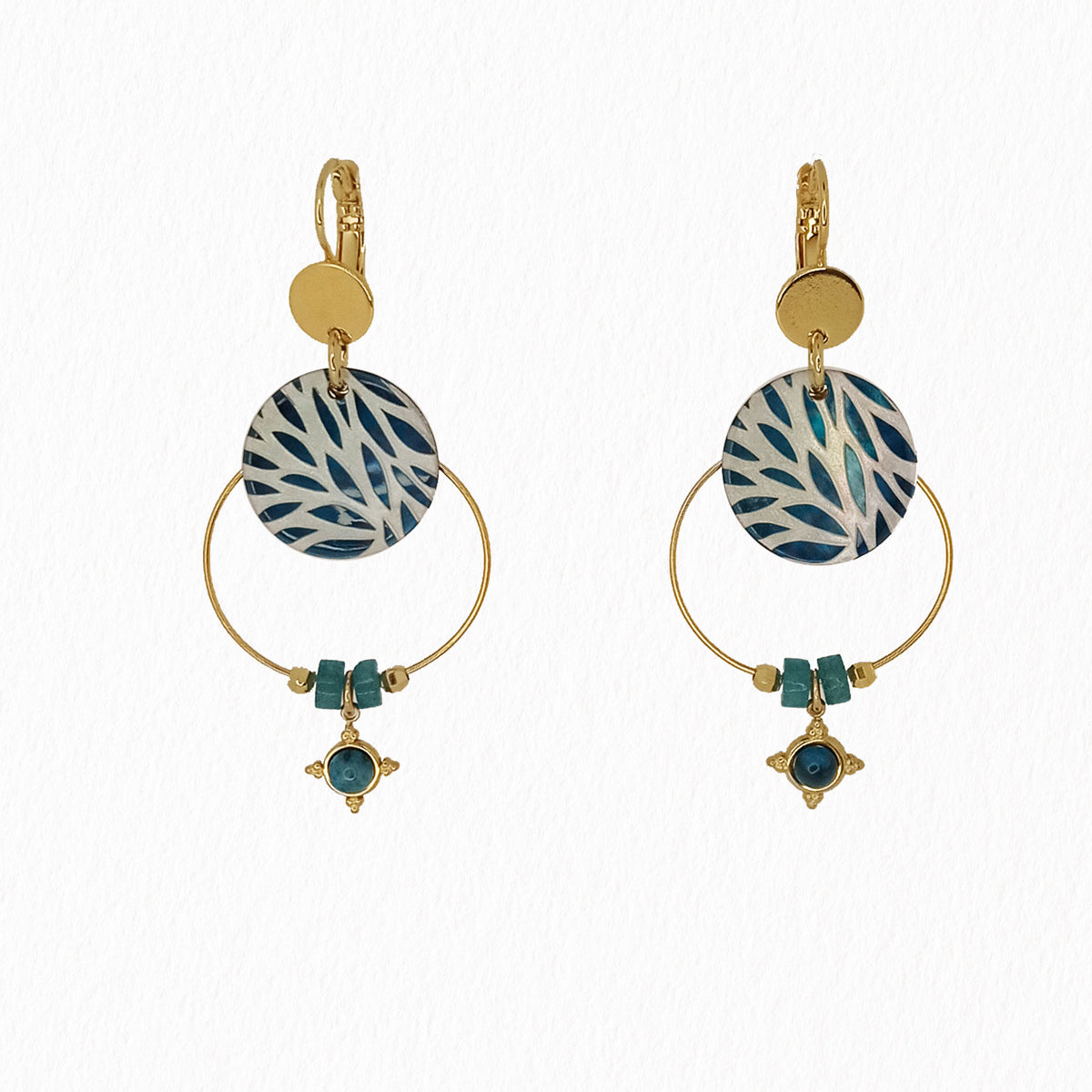 Boucles d'oreilles Atol