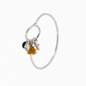 Bracelet jonc pampilles