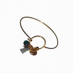 Bracelet jonc pampilles