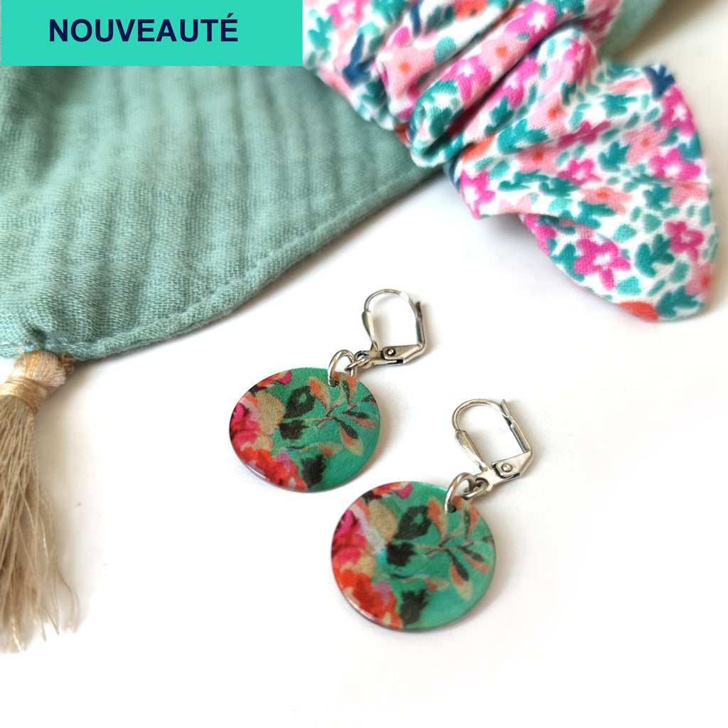 Boucles d'oreilles Fleur