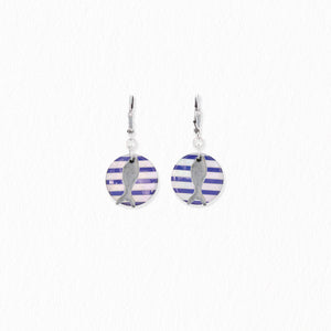 Boucles d'oreilles Marinière poisson