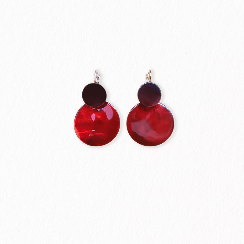 Boucles d'oreilles nacres Soline