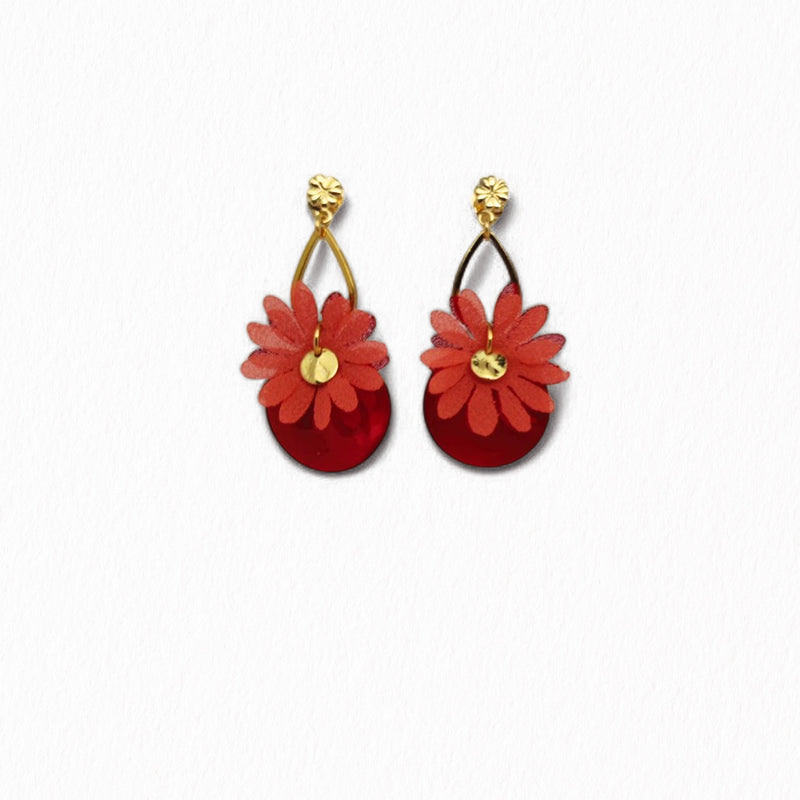 Boucles d'oreilles Pimprenelle