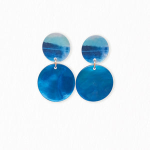 Boucles d'oreilles nacre Odine