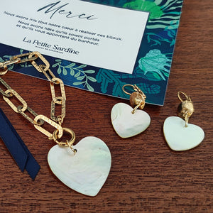Boucles d'oreilles Nacre Sofia