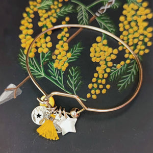 Bracelet jonc pampilles 2