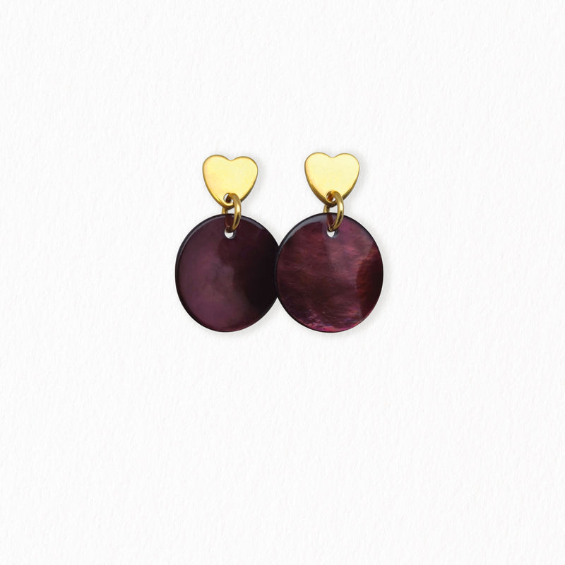 Boucles d'oreilles Coeur