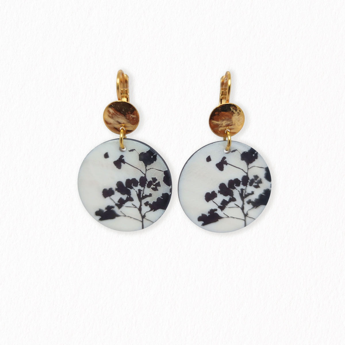 Boucles d'oreilles Nacre Cassia