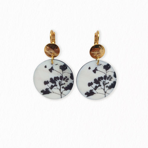 Boucles d'oreilles Nacre Cassia