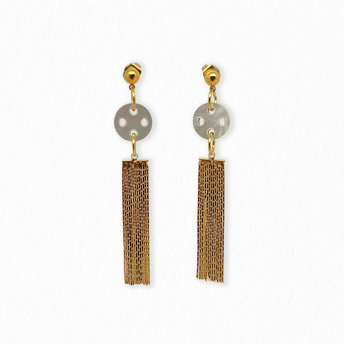 Boucles d'oreilles Nacrée