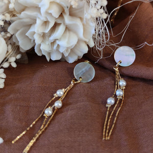 Boucles d'oreilles nacres Perla