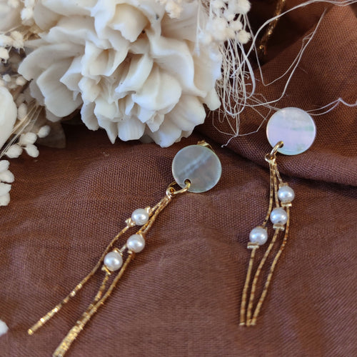 Boucles d'oreilles nacres Perla