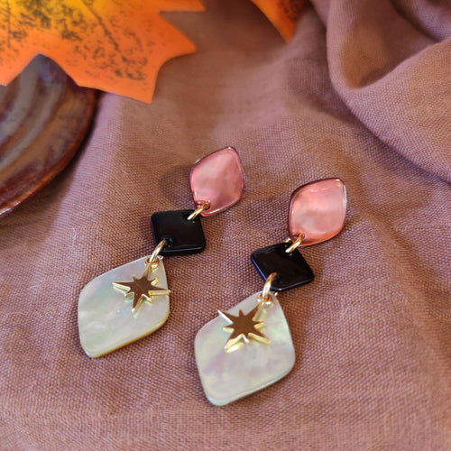 Boucles d'oreilles nacres Laurie