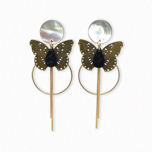 Boucles d'oreilles Papillon