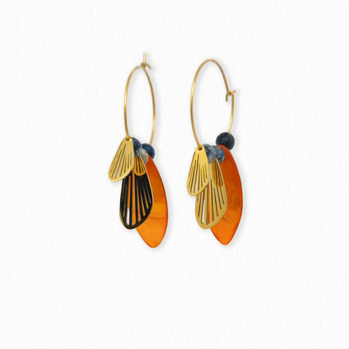 Boucles d'oreilles Nacres Claire