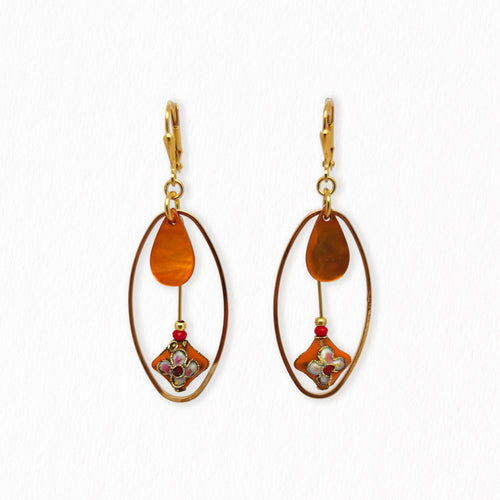 Boucles d'oreilles Canna
