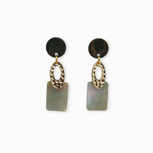 Boucles d'oreilles nacres Daphné
