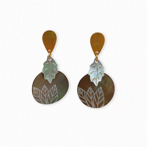 Boucles d'oreilles nacres Amaya