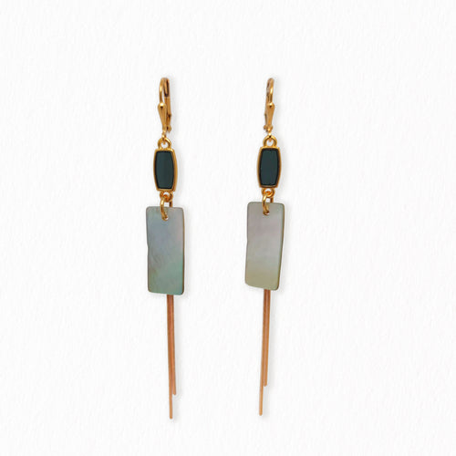 Boucles d'oreilles Siloé dormeuse