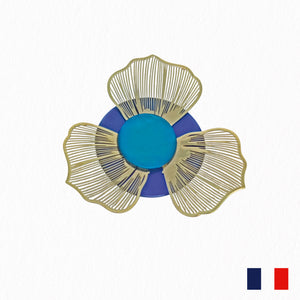 Broche nacre fleur