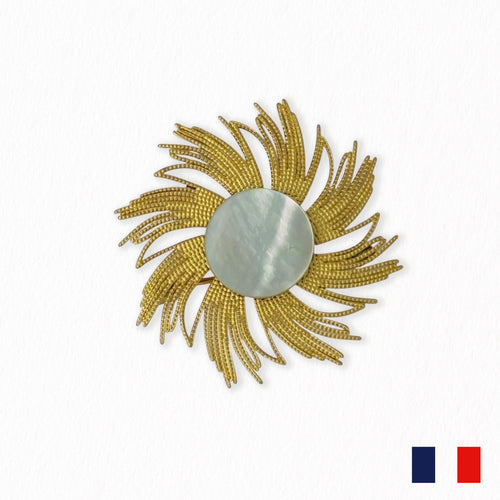 Broche en nacre Tourbillon