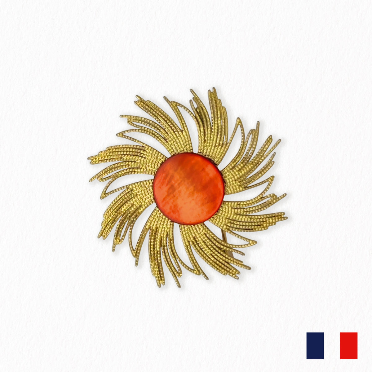 Broche en nacre Tourbillon