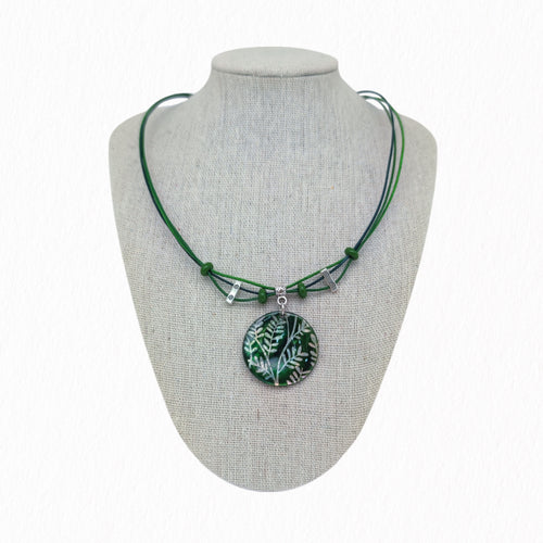 Collier nacre Soline cuir