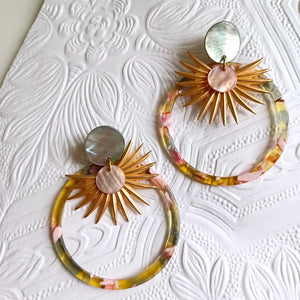 Boucles d'oreilles Canna