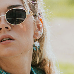 Boucles Fleur de nacre
