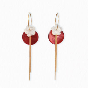 Boucles Fleur de nacre