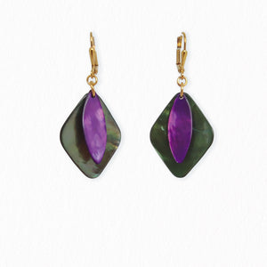 Boucles d'oreilles Nacre Viola