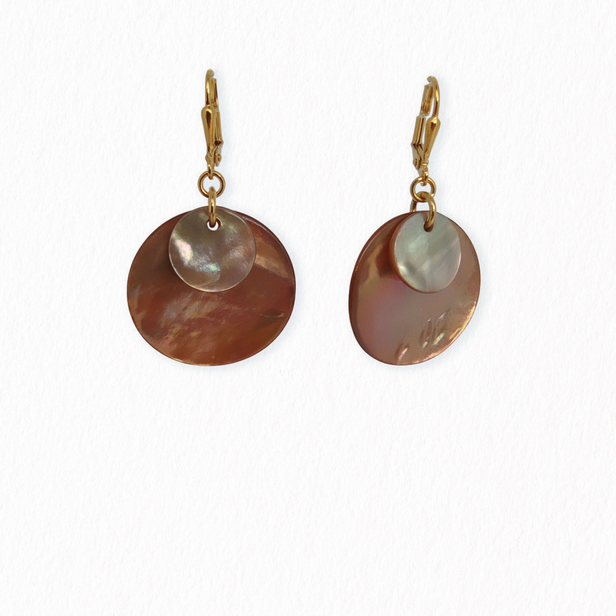 Boucles d'oreilles nacres petite Uma