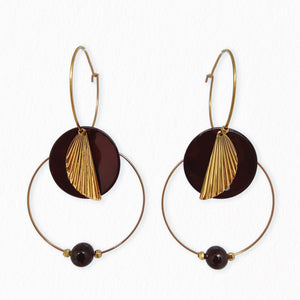 Boucles d'oreilles nacres Angie