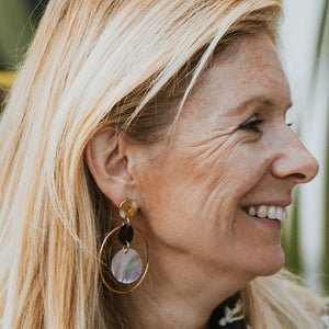Boucles d'oreilles nacres Chiara