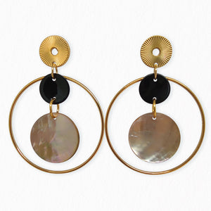Boucles d'oreilles nacres Chiara