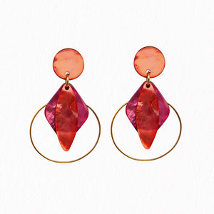 Boucles d'oreilles nacres Camael