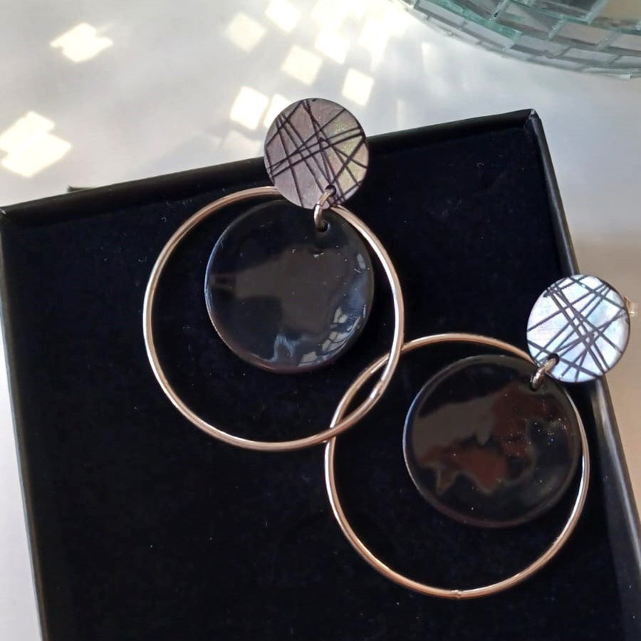 Boucles d'oreilles Zig