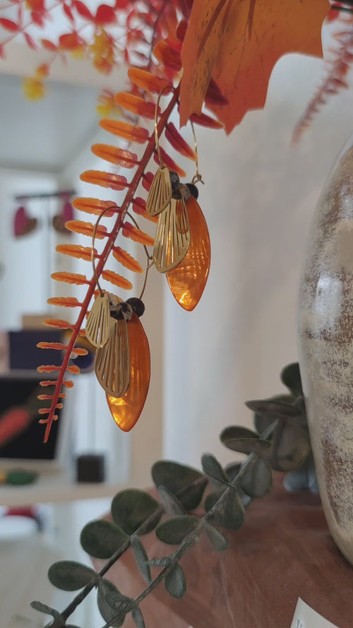 Boucles d'oreilles Nacres Claire