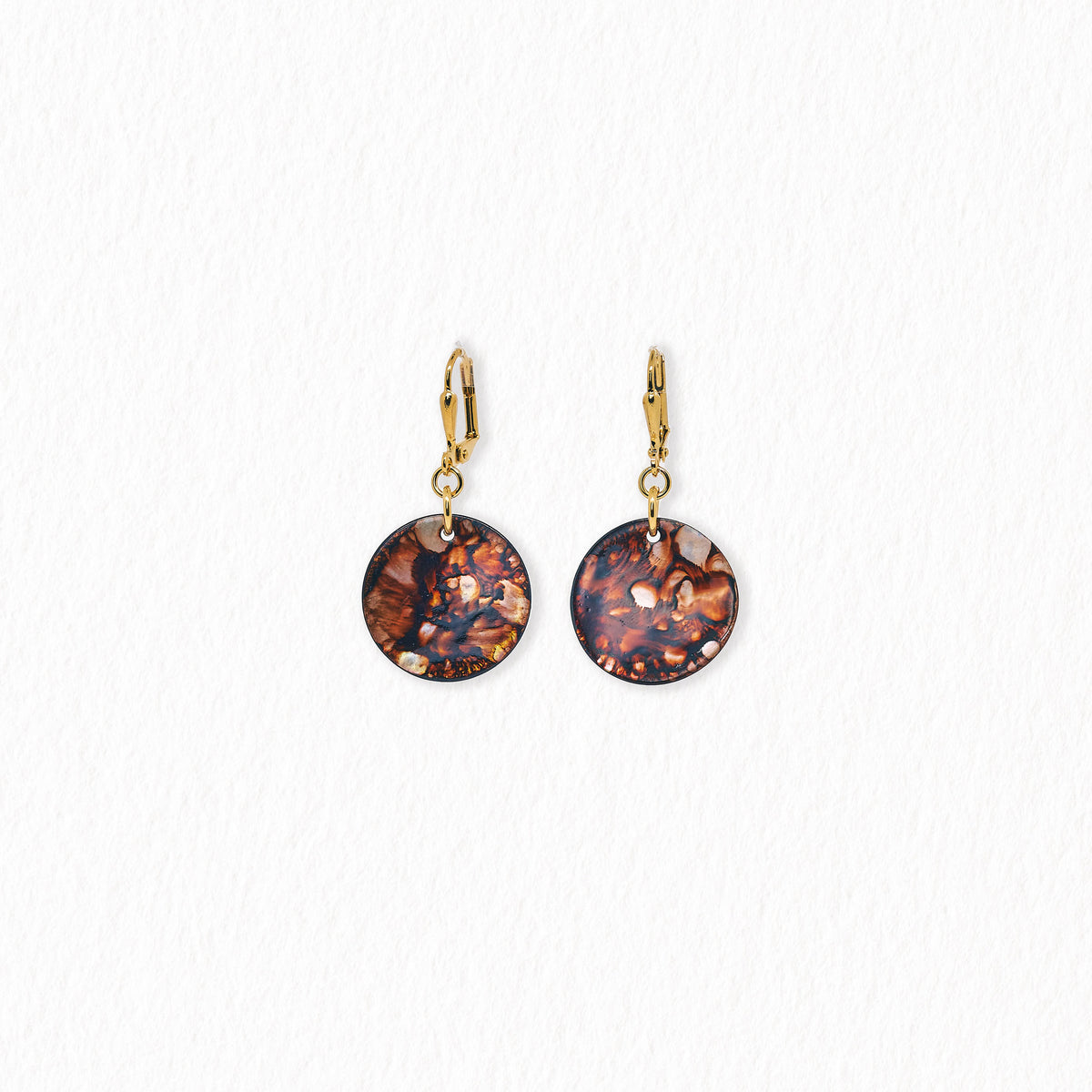 Boucles d'oreilles Moire