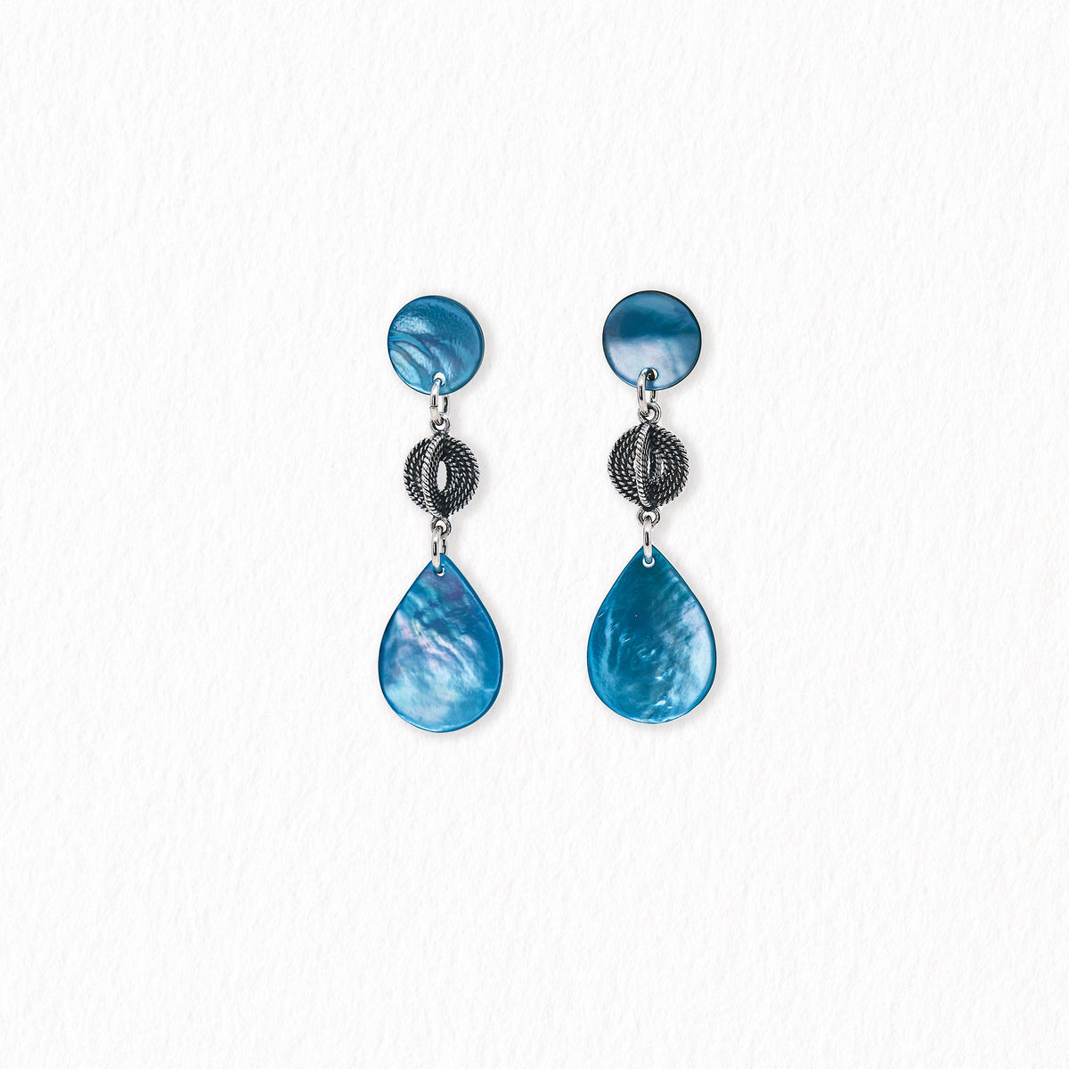 Boucles d'oreilles Torsade