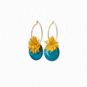 Boucles d'oreilles Pompon