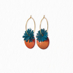 Boucles d'oreilles Pompon