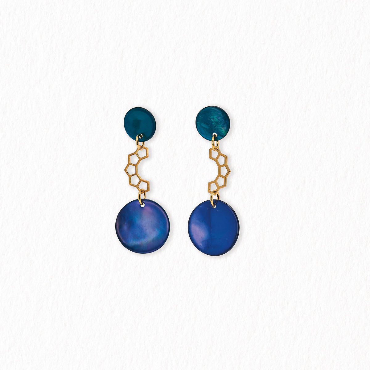 Boucles d'oreilles Face à face