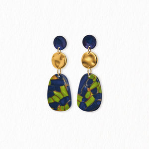 Boucles d'oreilles Patchwork